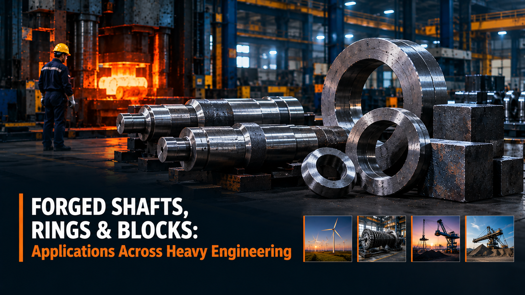 Forged Shafts, Rings & Blocks: Applications Across Heavy Engineering